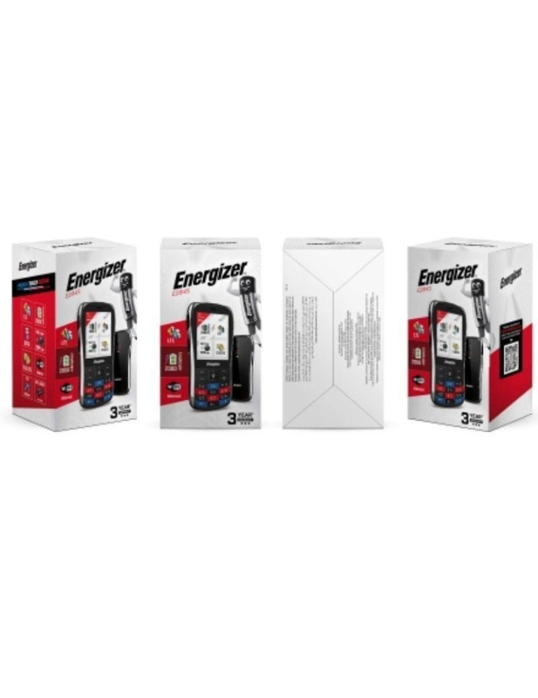 Teléfono Móvil Energizer E284S para Personas Mayores/ Negro