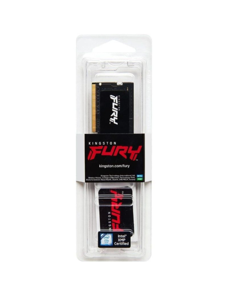 Memoria RAM Kingston FURY Impact 16GB/ DDR5/ 5600MHz/ 1.1V/ CL40/ SODIMM