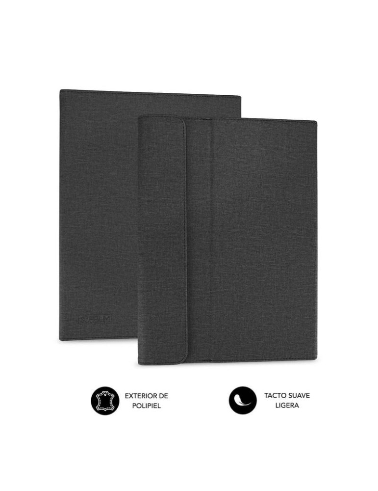 Funda Subblim Clever Stand para Tablets de 9.6"-11"/ Negra