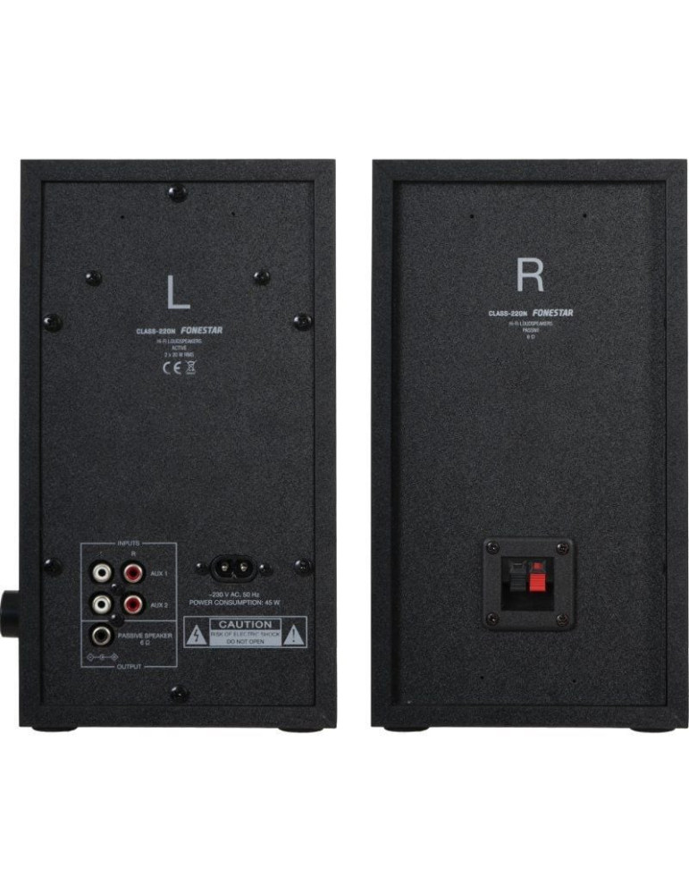 Altavoces Fonestar CLASS-220N/ 80W/ 2.0