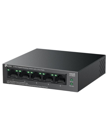 Switch TP-Link LS105GP 5 Puertos/ RJ-45 10/100/1000 PoE+ 2