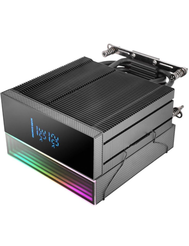 Ventilador con Disipador Mars Gaming MCPU-LCD/ 12cm
