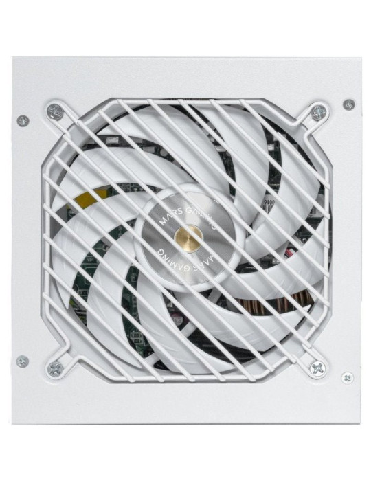 Fuente de Alimentación Mars Gaming MPB850SIM/ 850W/ Ventilador 14cm/ 80 Plus Bronze/ Blanca