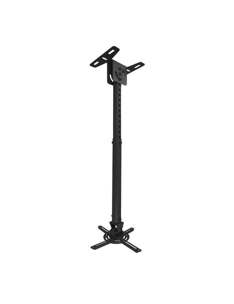 Soporte de Techo para Proyector TooQ PJ3030TN-B/ Inclinable/ Giratorio/ Nivelable/ hasta 20kg