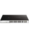 Switch Gestionado D-Link DGS-1210-24P 24 Puertos/ RJ-45 10/100/1000/ PoE/ SFP