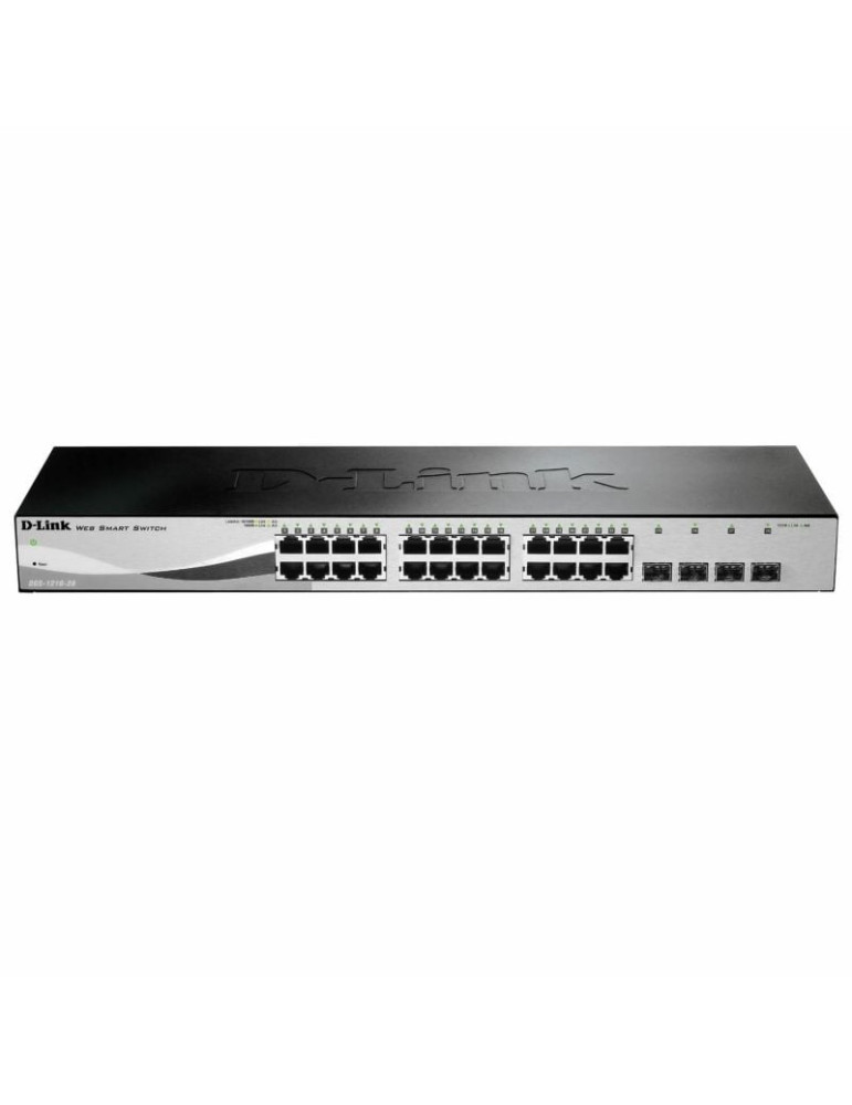 Switch Gestionable D-Link DGS-1210-28 28 Puertos/ RJ-45 Gigabit 10/100/1000/ SFP