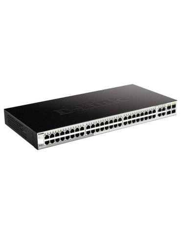Switch Gestionable D-Link DGS-1210-52MP 52 Puertos/ RJ-45 10/100/1000 PoE/ SFP 2