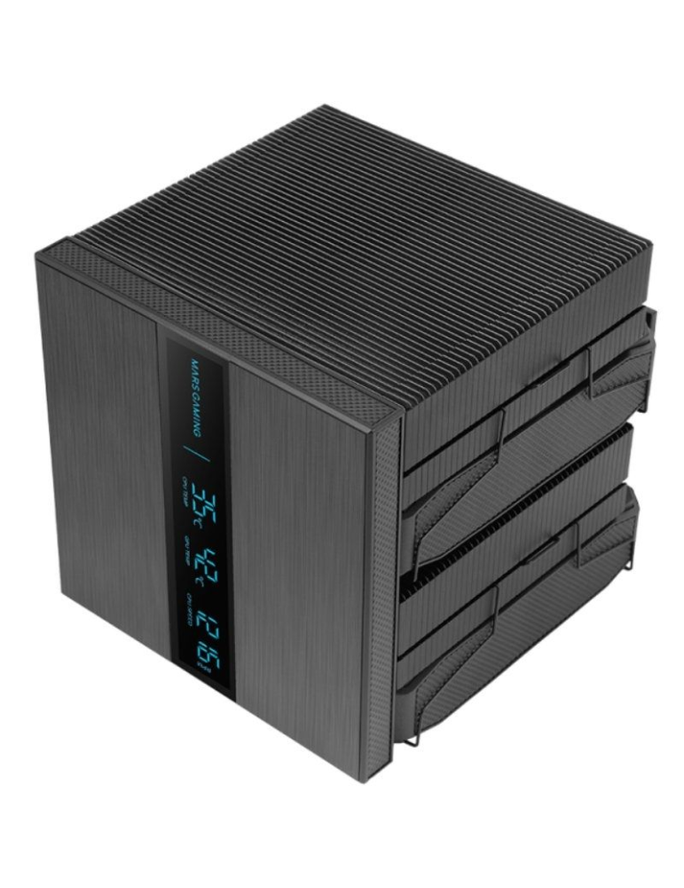 Ventilador con Disipador Mars Gaming MCPU-LCDPRO/ 12cm