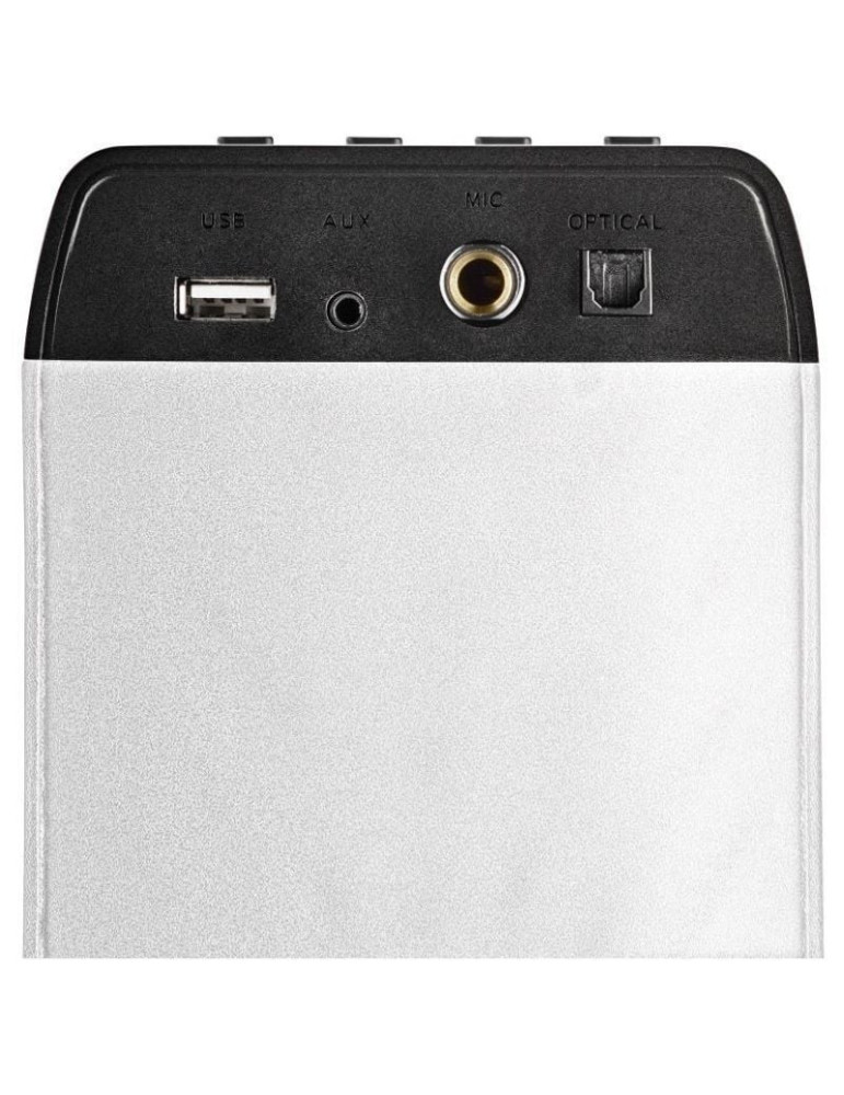 Torre de Sonido con Bluetooth NGS SKY CHARM PRO/ 80W/ 2.0/ Blanca