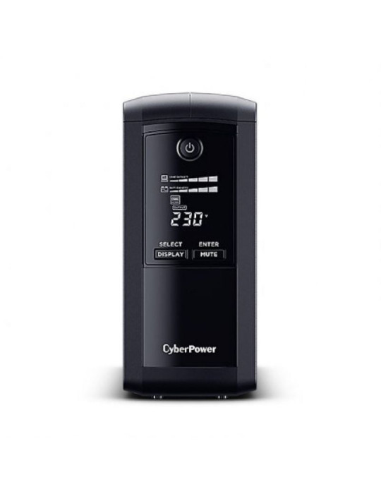 SAI Línea Interactiva Cyberpower VP1000ELCD/ 1000VA-550W/ 4 Salidas/ Formato Torre