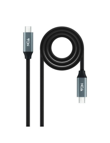 Cable USB 3.2 Tipo-C Nanocable 10.01.4303/ USB Tipo-C Macho - USB Tipo-C Macho/ 3m/ Gris y Negro 2