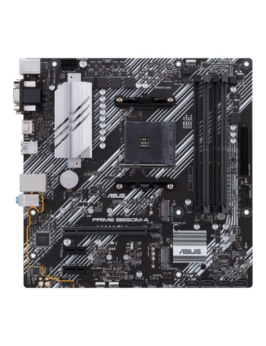 Placa Base Asus Prime B550M-A/CSM Socket AM4/ DDR4/ PCIe 4.0/ Micro ATX