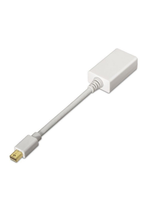 Conversor Aisens A125-0138/ Mini DisplayPort Macho - HDMI Hembra/ 15cm/ Blanco