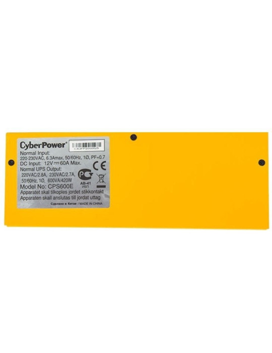 Inversor de Corriente Cyberpower CPS600E/ 600VA/ 420W Schuko