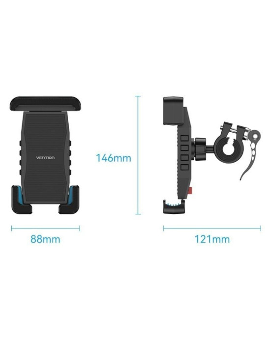 Soporte de Smartphone para Bicicleta Vention KCWB0/ Negro