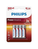 Pack de 4 Pilas AAA Philips LR03P4B/05/ 1.5V/ Alcalinas