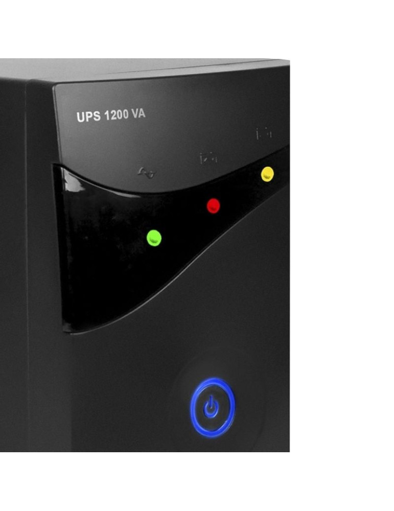 SAI Línea Interactiva Woxter UPS 1200 VA/ 1200VA-720W/ 3 Salidas/ Formato Torre