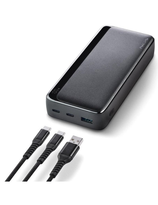 PowerBank 20000mAh NGS Quiz 20/ 22.5W/ Negra
