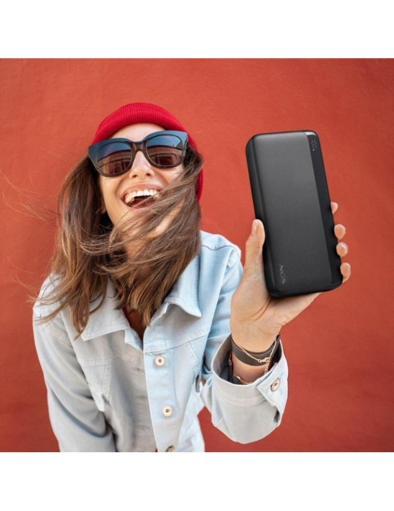 PowerBank 20000mAh NGS Quiz 20/ 22.5W/ Negra