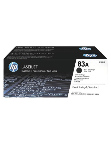 Tóner Original HP n 83A Multipack/ 2x Negro