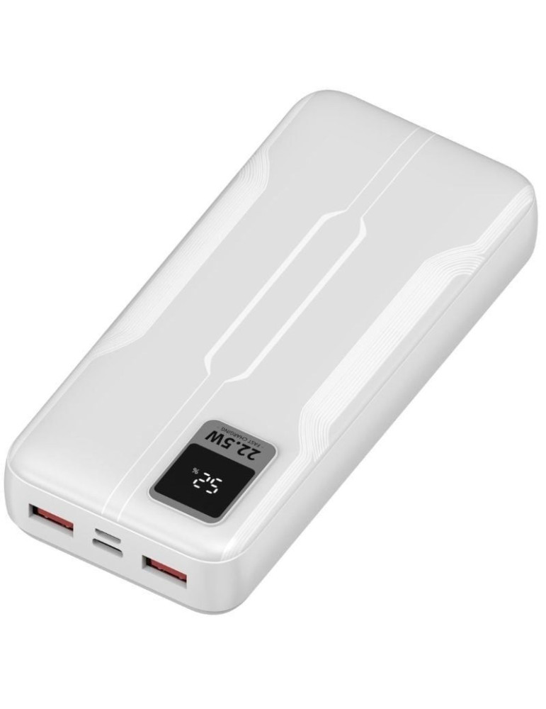 Powerbank 20000mAh Leotec LEPOW20W22W/ 22.5W/ Blanca