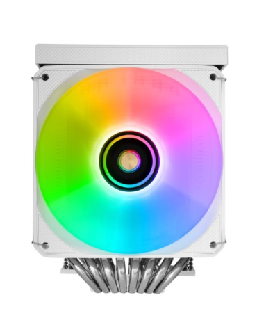 Ventilador con Disipador Mars Gaming MCPU-LCDPRO/ 12cm/ Blanco 2