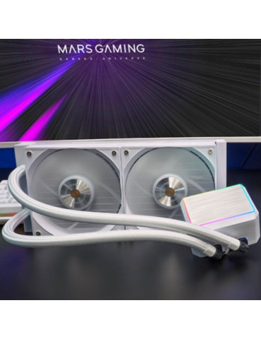 Sistema de Refrigeración Líquida Mars Gaming ML-PROII240/ Blanco 2