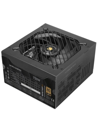 Fuente de Alimentación Mars Gaming MPB750PSI/ 750W/ Ventilador 14cm/ 80 Plus Gold