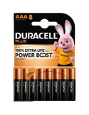 Pack de 8 Pilas AAA Duracell Plus Power Boost DPBLR3B8/ 1.5V/ Alcalinas