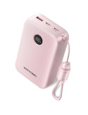 Powerbank 20000mAh Vention FKBP0-C/ 22.5W/ Rosa/ Incluye Cable USB Tipo-C