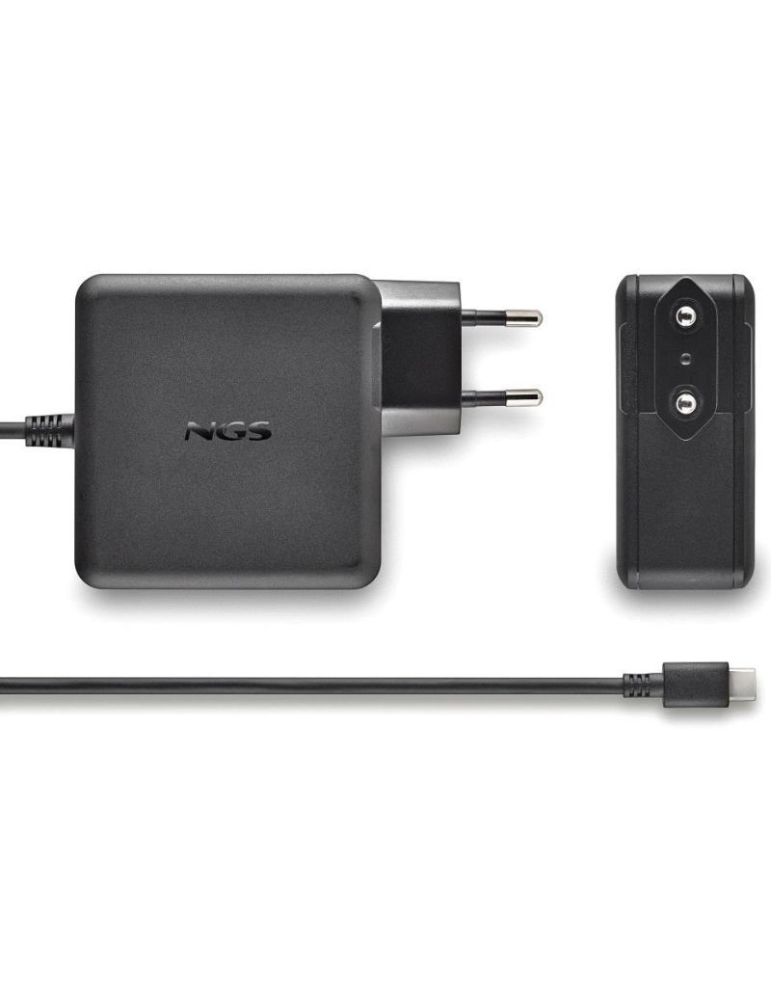 Cargador de Portátil GaN NGS GAN100W-C USB Tipo-C/ 100W/ Automático/ Voltaje 5-20V