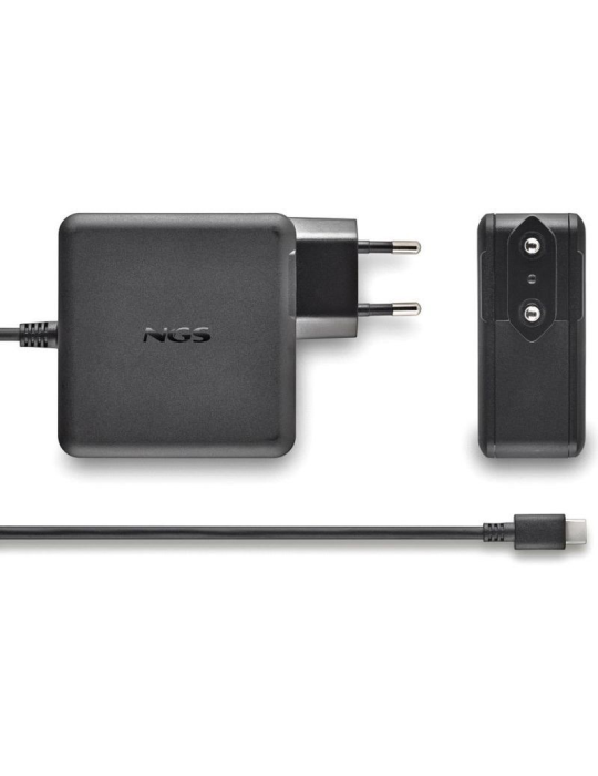 Cargador de Portátil GaN NGS GAN100W-C USB Tipo-C/ 100W/ Automático/ Voltaje 5-20V