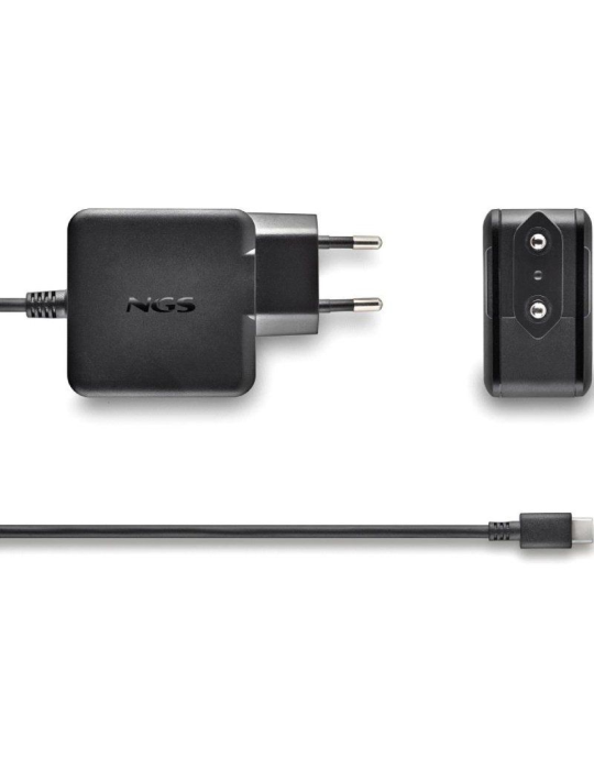 Cargador de Portátil NGS GAN 45W-C USB Tipo-C/ 45W/ Automático/ Voltaje 5-20V
