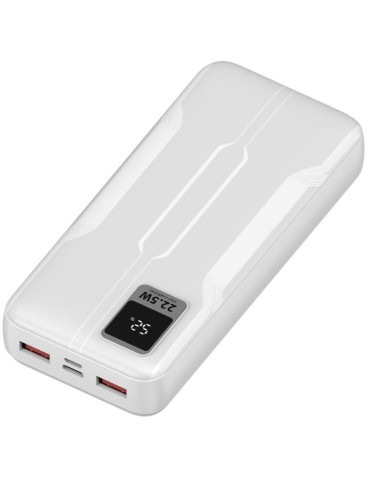 Powerbank 20000mAh Leotec LEPOW20W22W/ 22.5W/ Blanca
