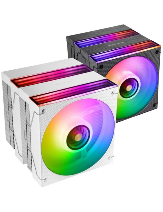 Ventilador con Disipador Mars Gaming MCPU-X26/ 12cm/ Blanco
