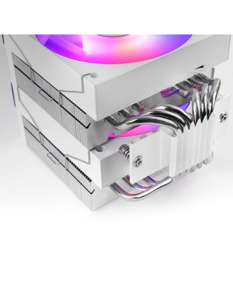 Ventilador con Disipador Mars Gaming MCPU-X26/ 12cm/ Blanco