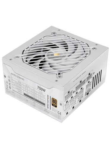 Fuente de Alimentación Mars Gaming MPB750PSI/ 750W/ Ventilador 14cm/ 80 Plus Gold