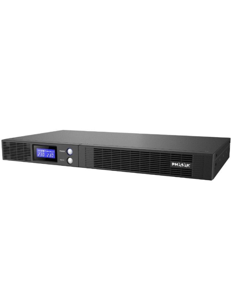 SAI Línea Interactiva Phasak Protekt Slim Rack/ 750VA-450W/ 4 Salidas/ Formato Rack	