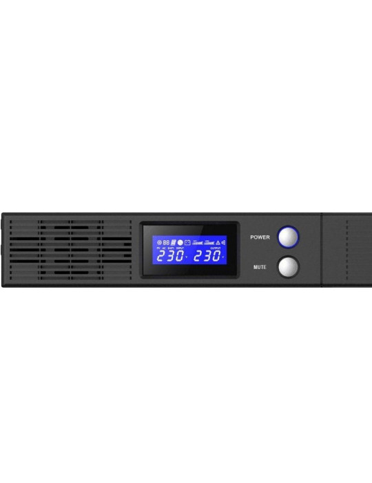 SAI Línea Interactiva Phasak Protekt Slim Rack/ 750VA-450W/ 4 Salidas/ Formato Rack	