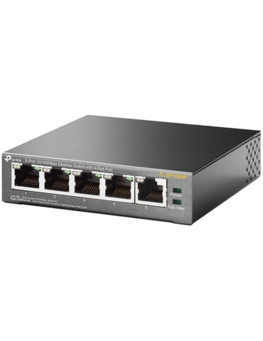 Switch TP-Link TL-SF1005P 5 Puertos/ RJ-45 10/100 PoE 2