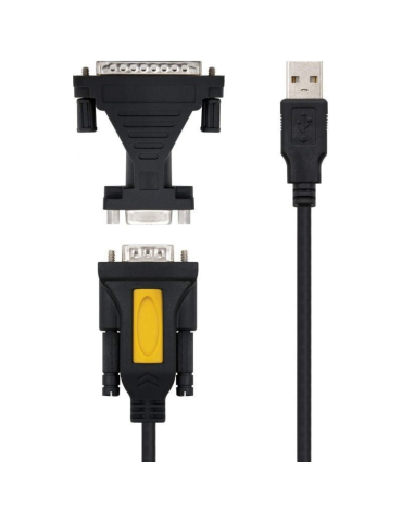 Cable Conversor impresora Nanocable 10.03.0002/ USB Macho - DB9 Macho/ DB25 Macho 2