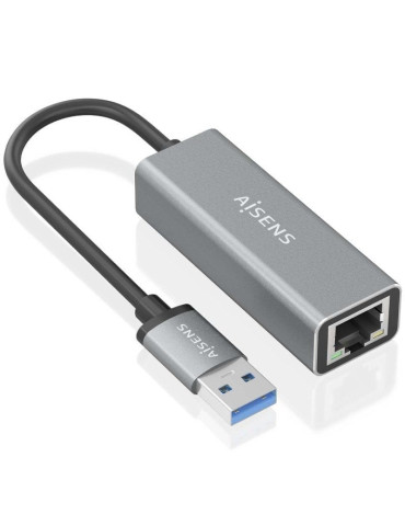 Adaptador USB 3.0 - RJ45 Aisens A106-0897/ 1000Mbps