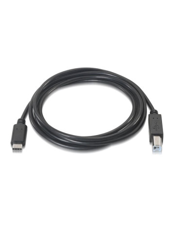 Cable USB 2.0  Impresora Aisens A107-0054/ USB Tipo-C Macho - USB Tipo-B Macho/ 480Mbps/ 2m/ Negro 2