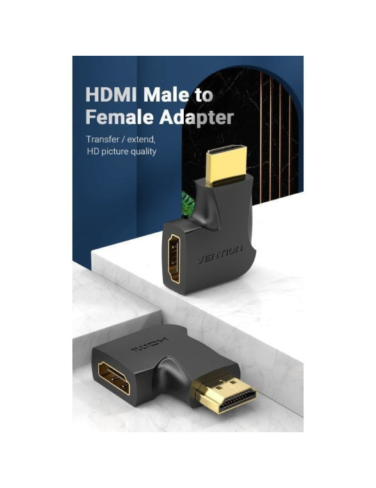 Adaptador HDMI 4K 90  Vention AIPB0/ HDMI Macho - HDMI Hembra