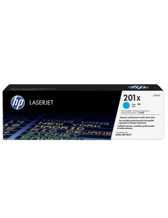 Toner Original HP n 201X XL Alta Capacidad/ Cian