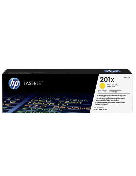 Tóner Original HP n 201X XL Alta Capacidad/ Amarillo