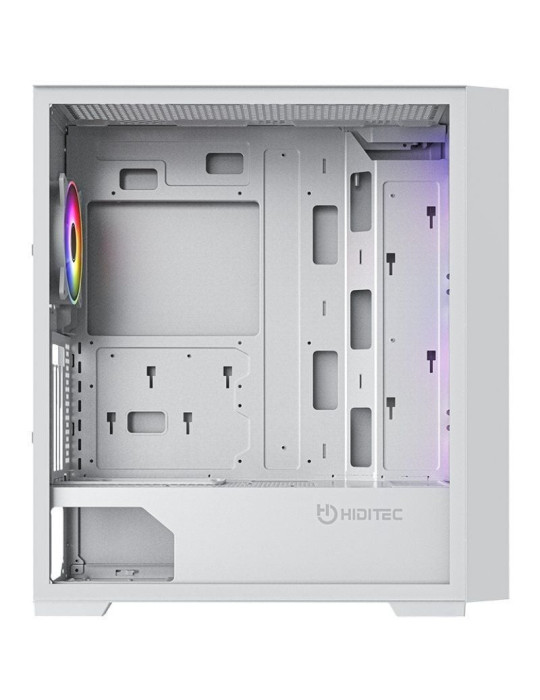 Caja Gaming Torre Hiditec H2 Air ARGB/ Blanca