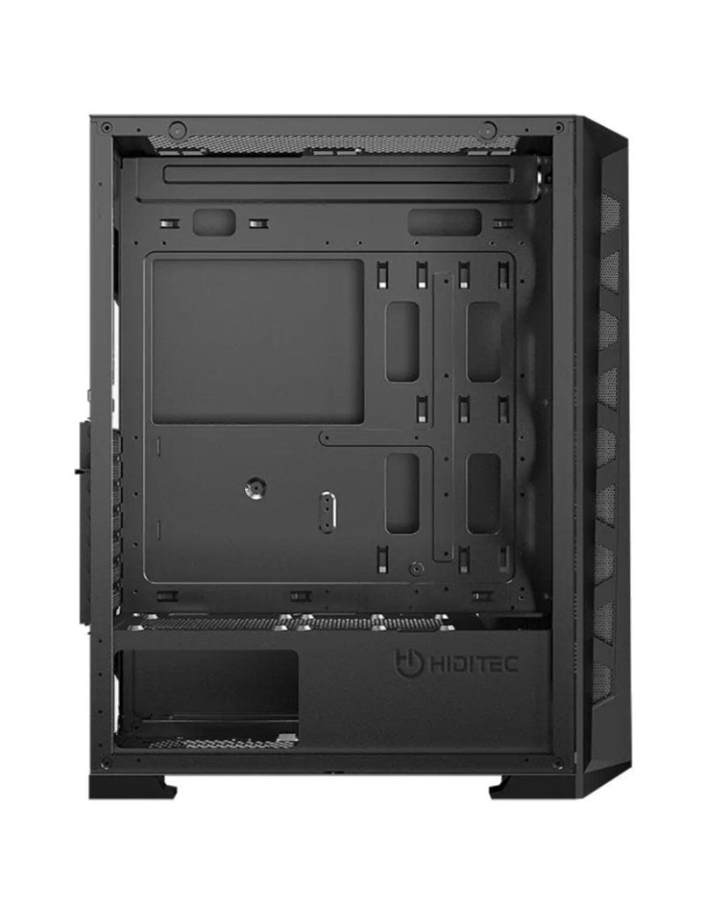 Caja Gaming Semitorre Hiditec MH12 GLASS