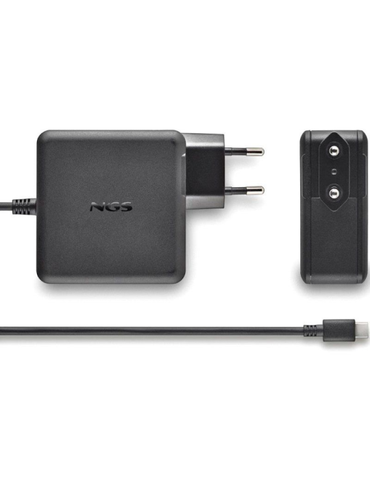 Cargador de Portátil NGS GAN 65W-C USB Tipo-C/ 65W/ Automático/ Voltaje 5-20V