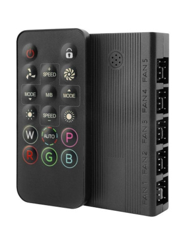 Controlador Hub Remoto Mars Gaming MF-HUB para Ventiladores ARGB 2